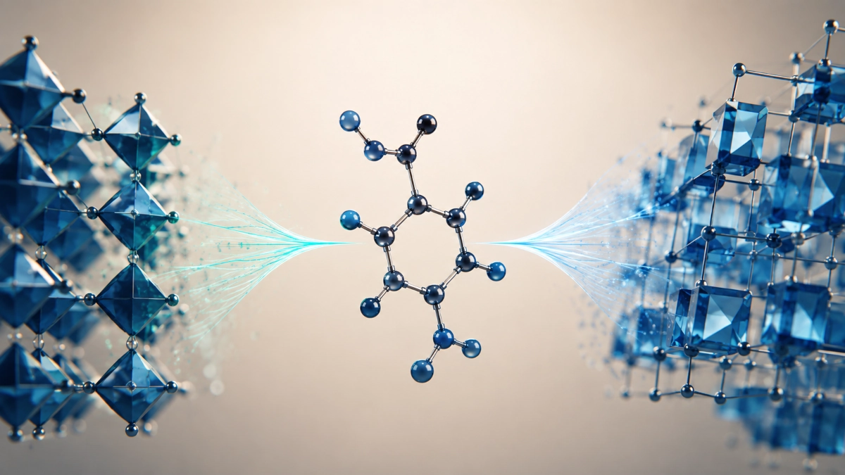 Two different crystal arrangements of the same pharmaceutical molecule