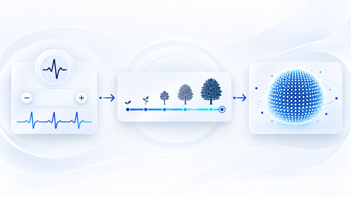Calculator interface for converting heart rate and lifespan into estimated lifetime heartbeats